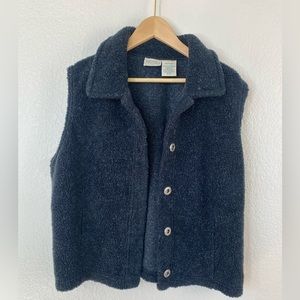 American Vintage St. John Bay Button up Vest Size Large